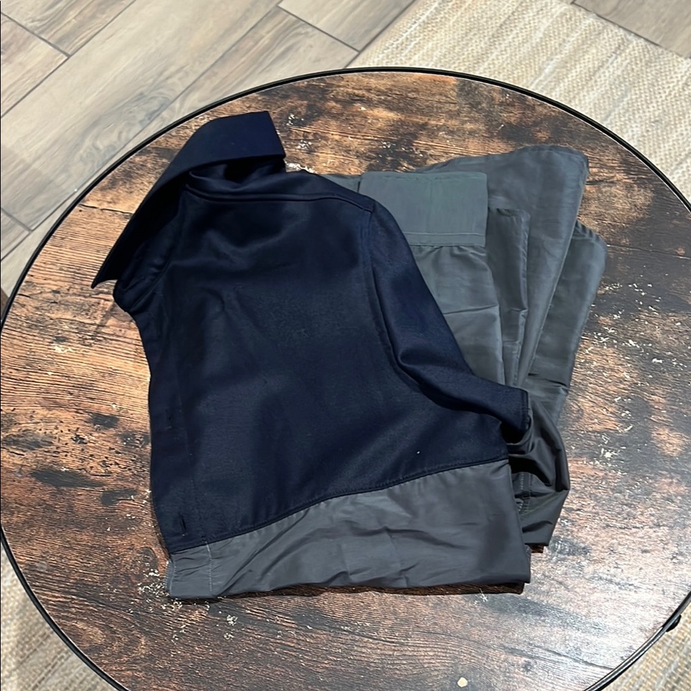 Emporio Armani Black and Gray Jacket